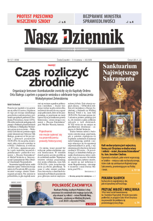 Nasz Dziennik, Środa-Czwartek, 3-4 czerwca...