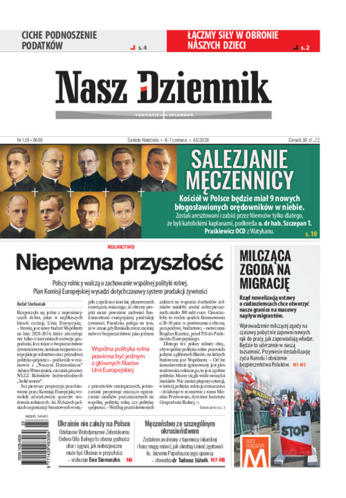 Nasz Dziennik, Sobota-Niedziela, 6-7 czerwca...