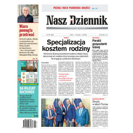 Nasz Dziennik, Środa, 17 czerwca 2026, Nr 138 (8609)