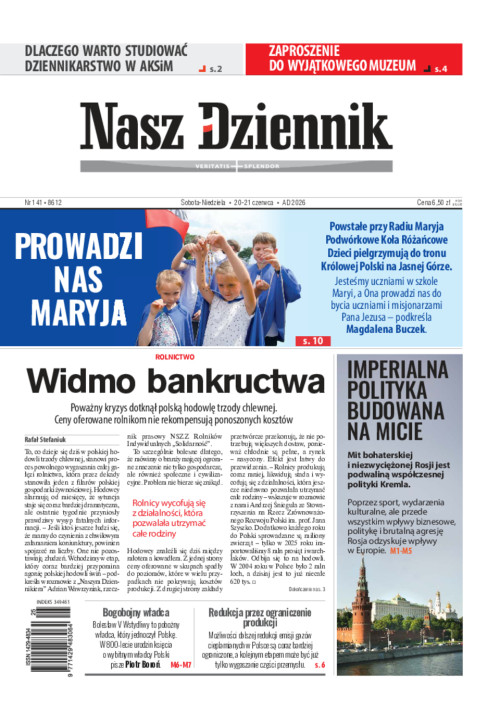 Nasz Dziennik, Sobota-Niedziela, 20-21 czerwca...