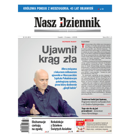 Nasz Dziennik, Czwartek, 25 czerwca 2026, Nr 145 (8616)