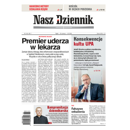 Nasz Dziennik, Piątek, 26 czerwca 2026, Nr 146 (8617)