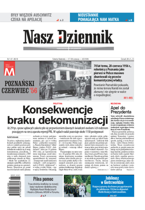 Nasz Dziennik, Sobota-Niedziela, 27-28 czerwca...