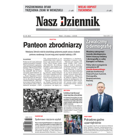 Nasz Dziennik, Wtorek, 30 czerwca 2026, Nr 149 (8620)