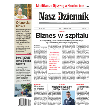 Nasz Dziennik, Środa, 1 lipca 2026, Nr 150 (8621)
