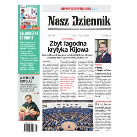 Nasz Dziennik, Czwartek, 9 lipca 2026, Nr 157 (8628)