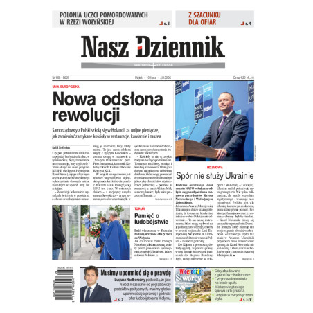Nasz Dziennik, Piątek, 10 lipca 2026, Nr 158 (8629)