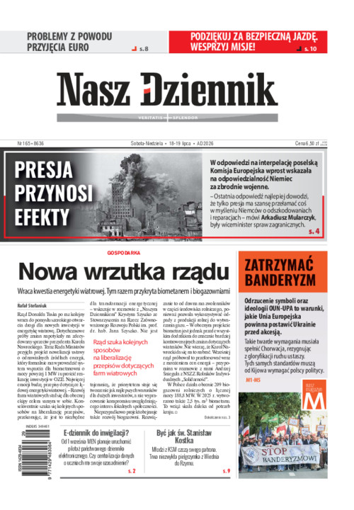 Nasz Dziennik, Sobota-Niedziela, 18-19 lipca...