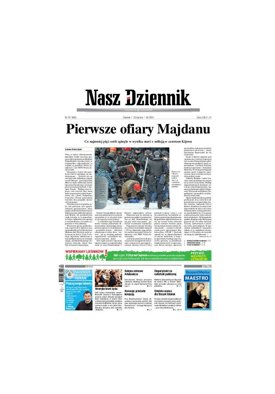 Nasz Dziennik z dnia 23.01.2014 wydanie PDF