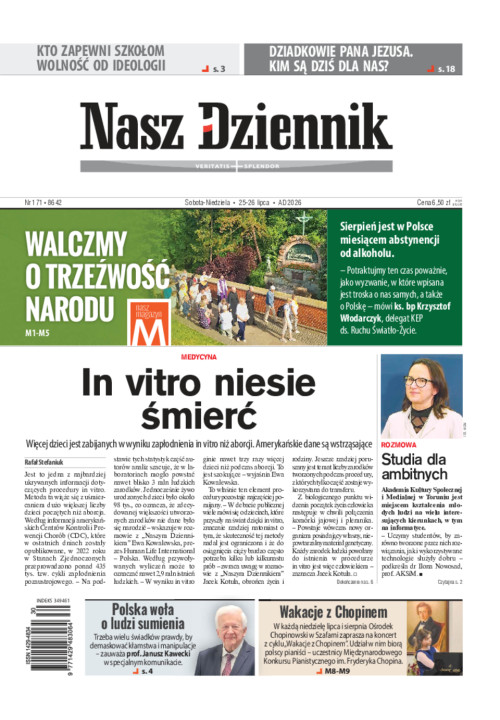 Nasz Dziennik, Sobota-Niedziela, 25-26 lipca...