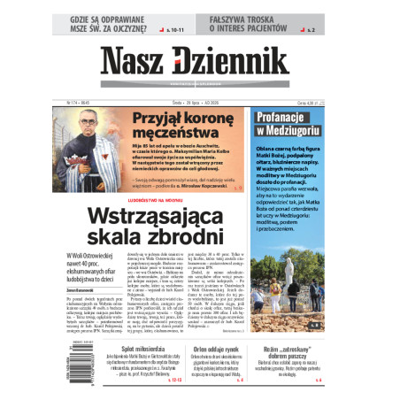 Nasz Dziennik, Środa, 29 lipca 2026, Nr 174 (8645)