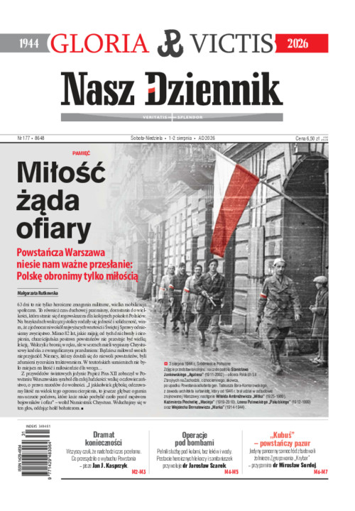 Nasz Dziennik, Sobota-Niedziela, 1-2 sierpnia...