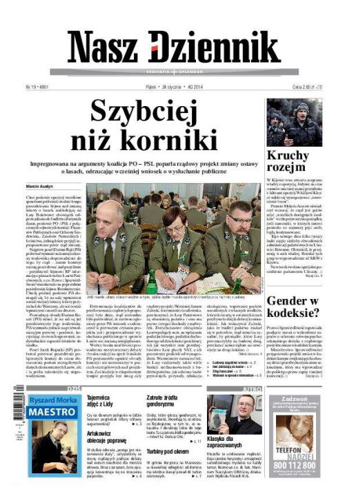 Nasz Dziennik z dnia 24.01.2014 wydanie PDF