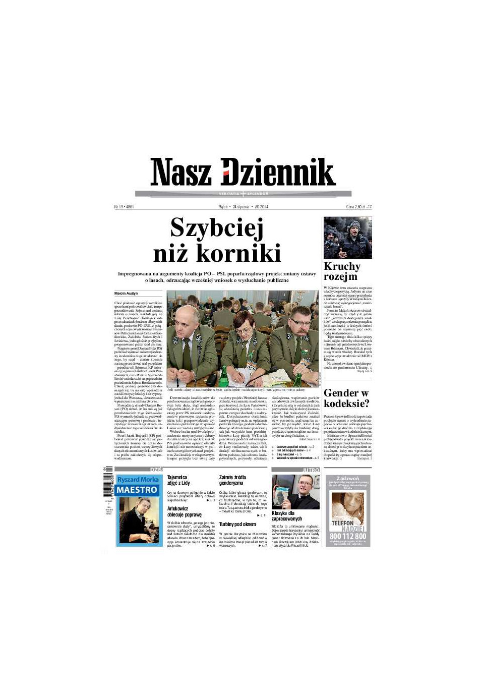 Nasz Dziennik z dnia 24.01.2014 wydanie PDF