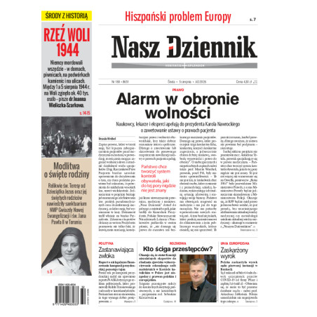 Nasz Dziennik, Środa, 5 sierpnia 2026, Nr 180 (8651)