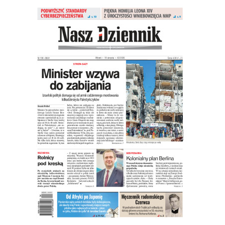 Nasz Dziennik, Wtorek, 18 sierpnia 2026, Nr 190 (8661)