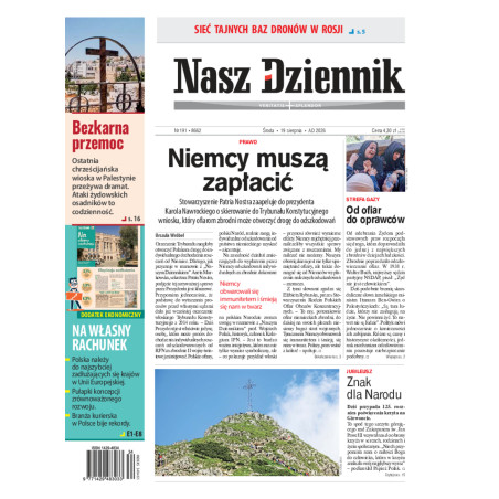 Nasz Dziennik, Środa, 19 sierpnia 2026, Nr 191 (8662)