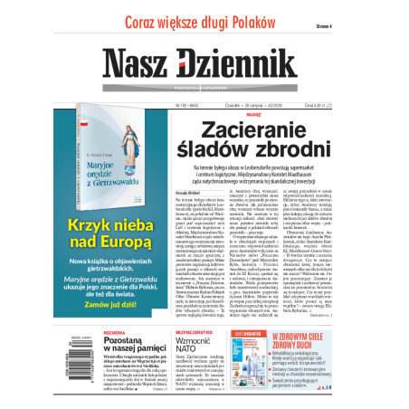 Nasz Dziennik, Czwartek, 20 sierpnia 2026, Nr 192 (8663)