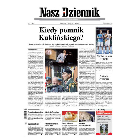 Nasz Dziennik z dnia 27.01.2014 wydanie PDF