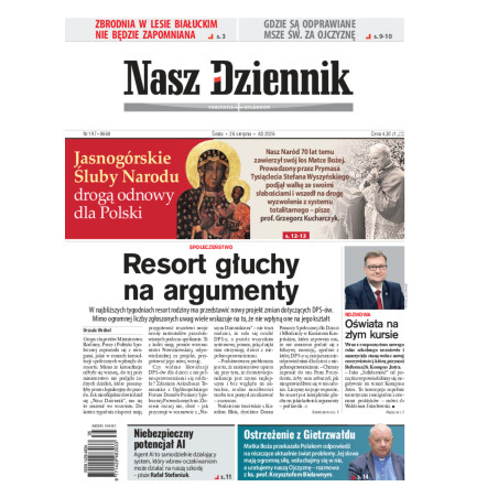 Nasz Dziennik, Środa, 26 sierpnia 2026, Nr 197 (8668)