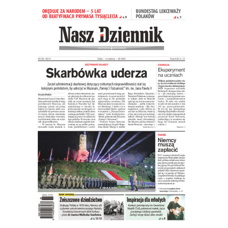 Nasz Dziennik, Środa, 2 września 2026, Nr 203 (8674)