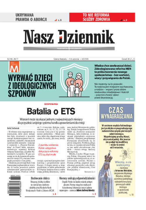 Nasz Dziennik, Sobota-Niedziela, 5-6 września...
