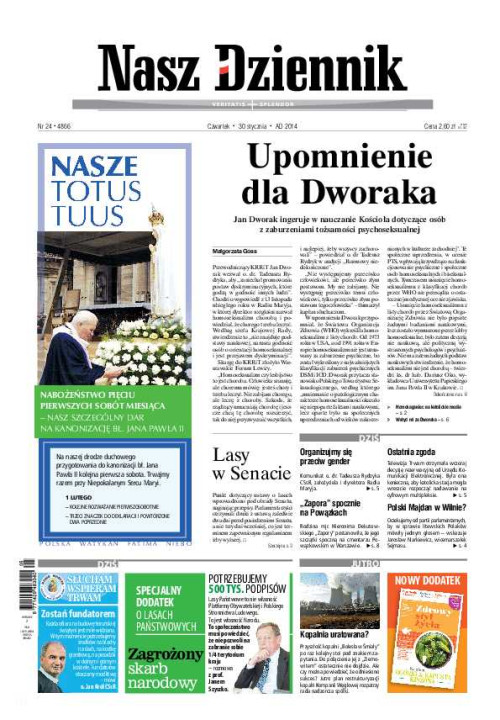 Nasz Dziennik z dnia 30.01.2014 wydanie PDF