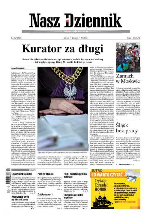 Nasz Dziennik z dnia 04.02.2014 wydanie PDF