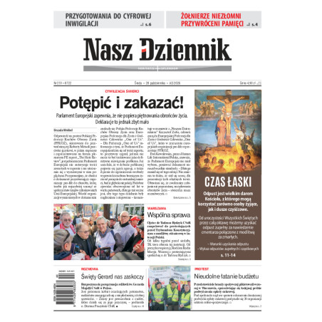Nasz Dziennik, Środa, 28 października 2026, Nr 251 (8722)