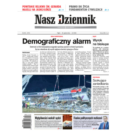 Nasz Dziennik, Piątek, 30 października 2026, Nr 253 (8724)
