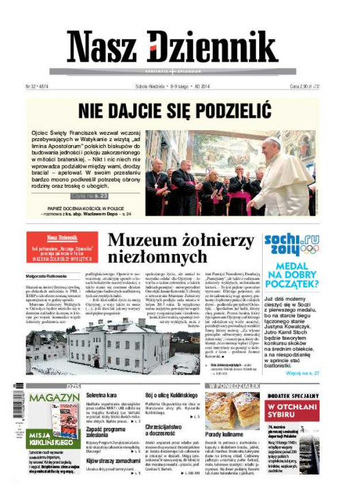 Nasz Dziennik z dnia 08.02.2014 wydanie PDF