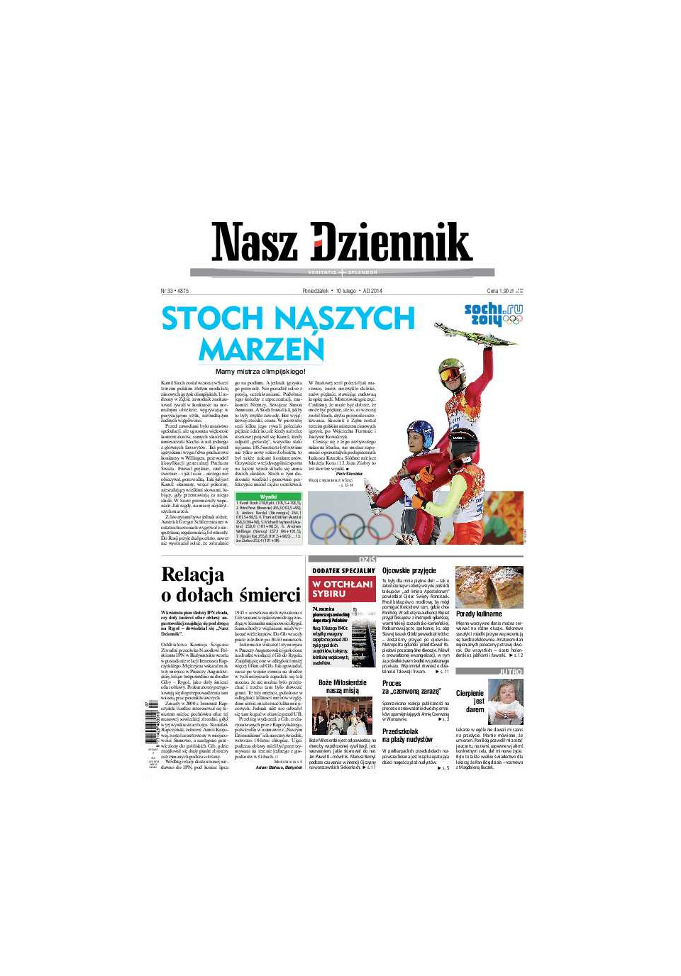 Nasz Dziennik z dnia 10.02.2014 wydanie PDF