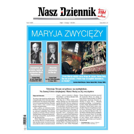 Nasz Dziennik z dnia 14.02.2014 wydanie PDF