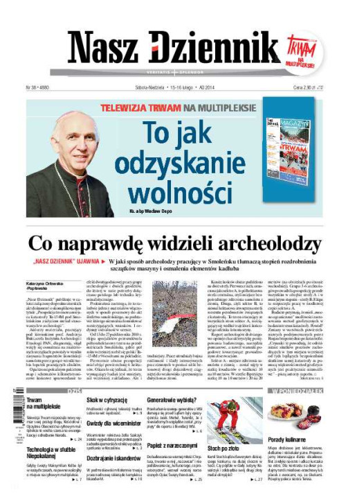 Nasz Dziennik z dnia 15.02.2014 wydanie PDF