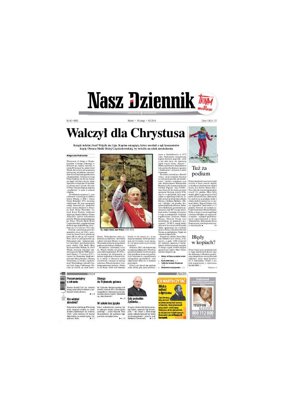 Nasz Dziennik z dnia 18.02.2014 wydanie PDF
