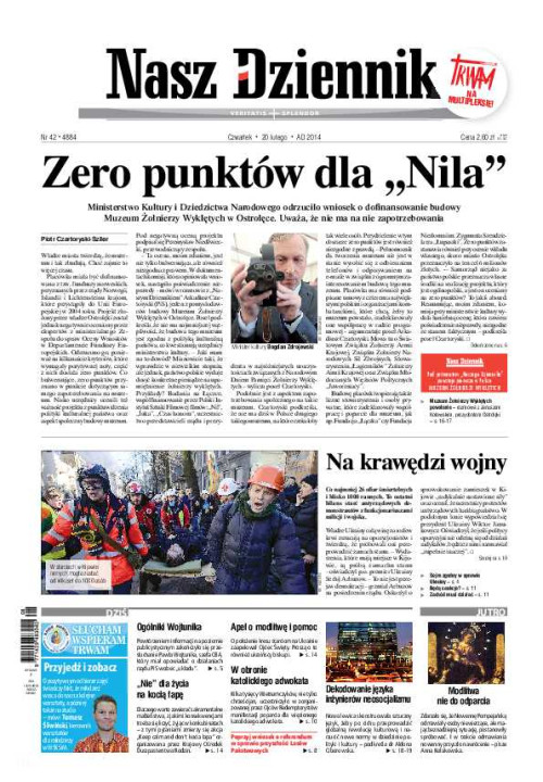 Nasz Dziennik z dnia 20.02.2014 wydanie PDF