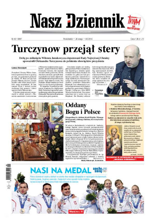 Nasz Dziennik z dnia 24.02.2014 wydanie PDF