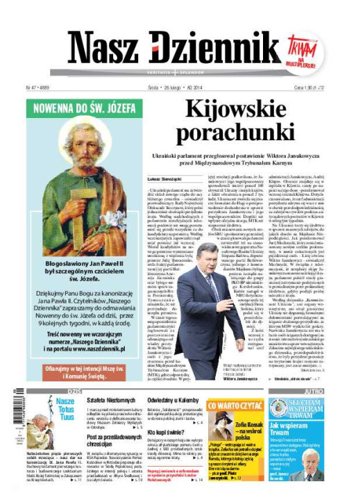 Nasz Dziennik z dnia 26.02.2014 wydanie PDF