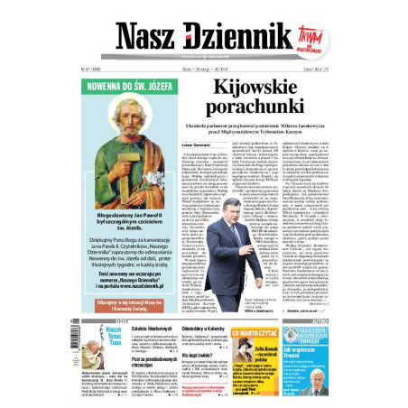 Nasz Dziennik z dnia 26.02.2014 wydanie PDF