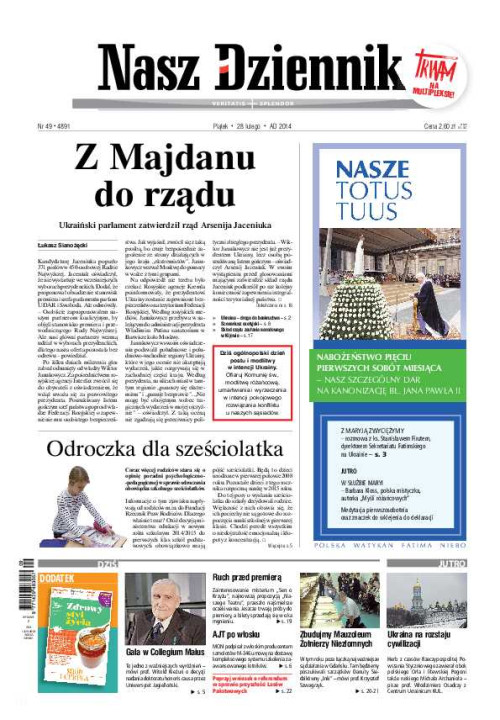 Nasz Dziennik z dnia 28.02.2014 wydanie PDF