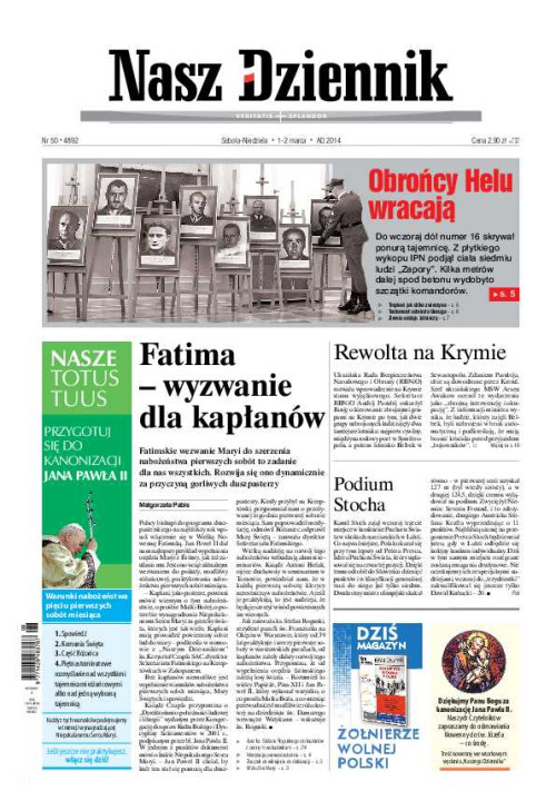 Nasz Dziennik z dnia 01.03.2014 wydanie PDF