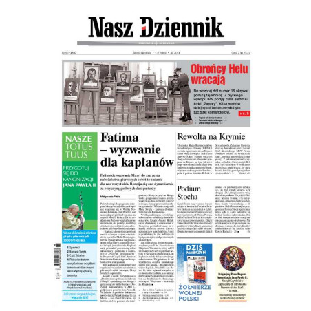 Nasz Dziennik z dnia 01.03.2014 wydanie PDF
