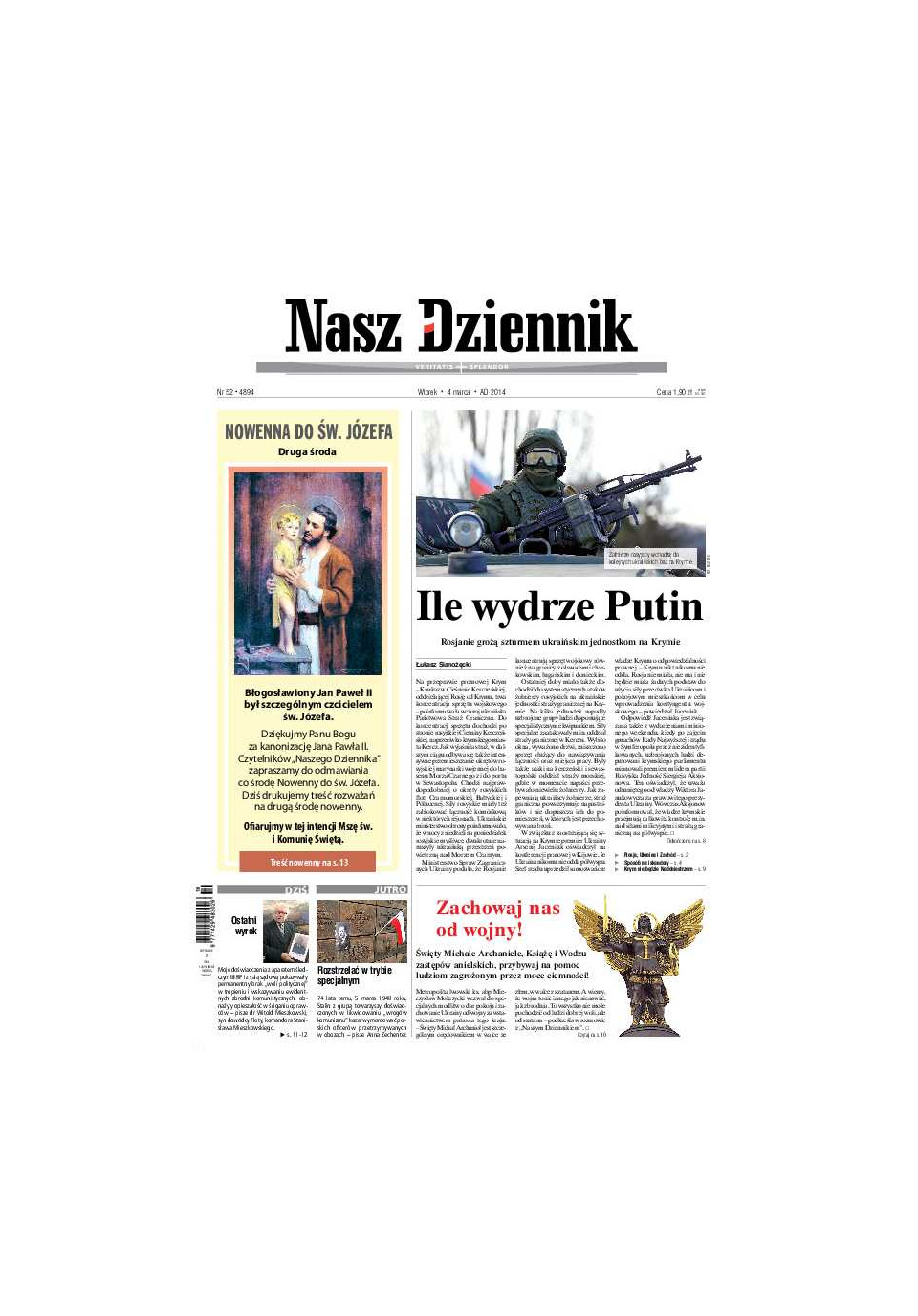 Nasz Dziennik z dnia 04.03.2014 wydanie PDF