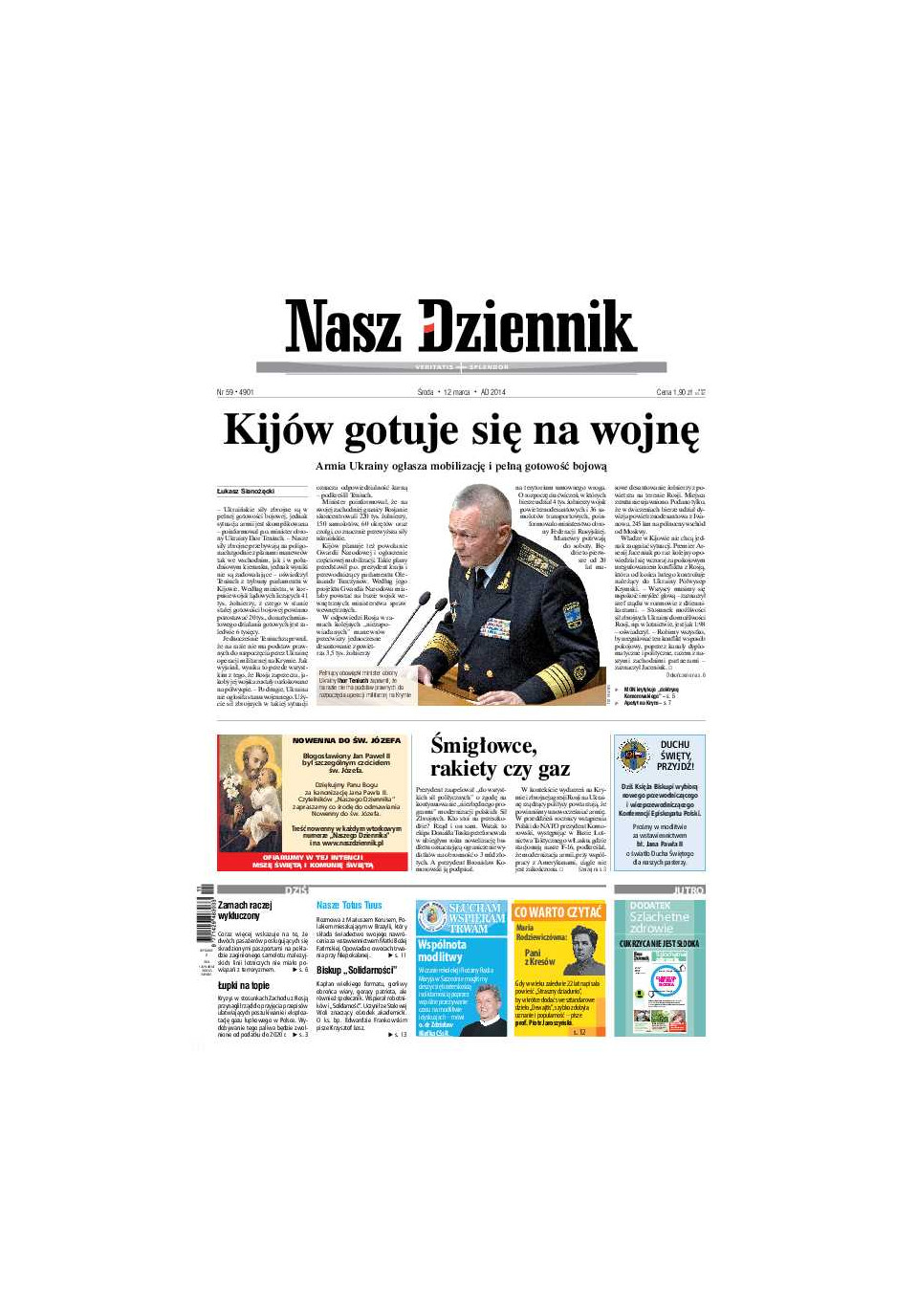 Nasz Dziennik z dnia 12.03.2014 wydanie PDF