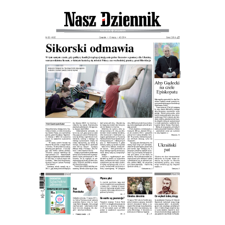 Nasz Dziennik z dnia 13.03.2014 wydanie PDF
