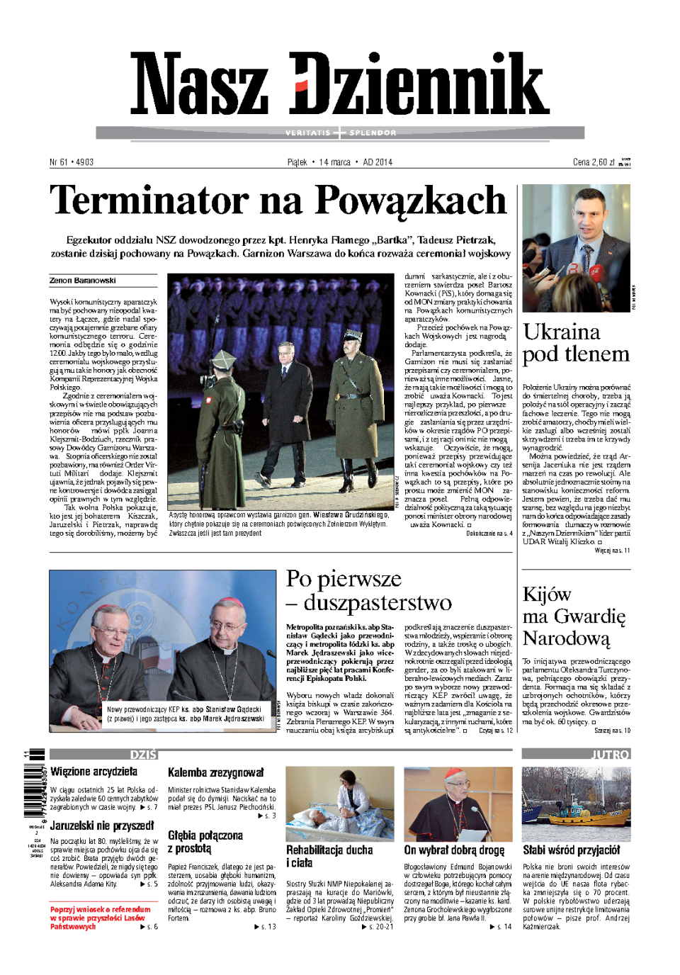Nasz Dziennik z dnia 14.03.2014 wydanie PDF