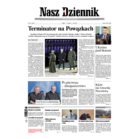 Nasz Dziennik z dnia 14.03.2014 wydanie PDF
