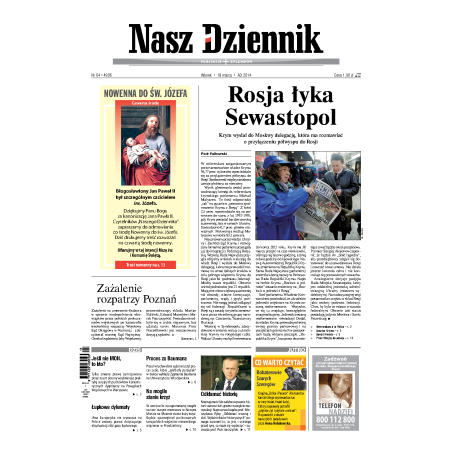 Nasz Dziennik z dnia 18.03.2014 wydanie PDF