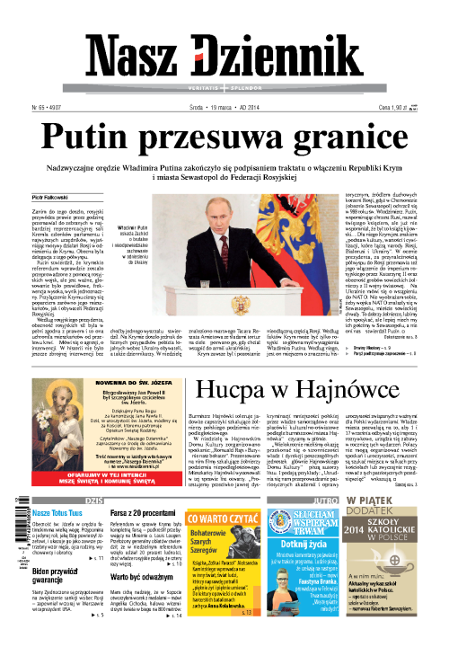 Nasz Dziennik z dnia 19.03.2014 wydanie PDF