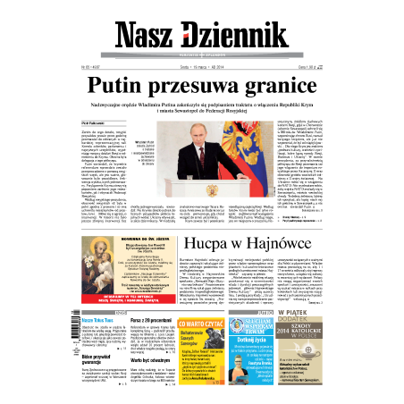 Nasz Dziennik z dnia 19.03.2014 wydanie PDF